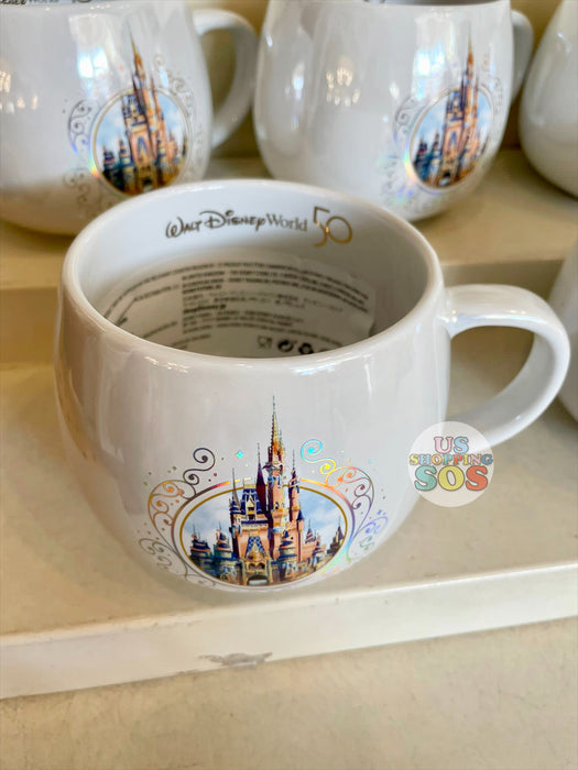 WDW - Walt Disney World 50 Castle - Cinderella Castle White Mug