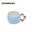 Starbucks China - Astronaut 2021 - 23. Blue Planet Star Handle Mug 340ml & Blue Kitty Plush Keychain