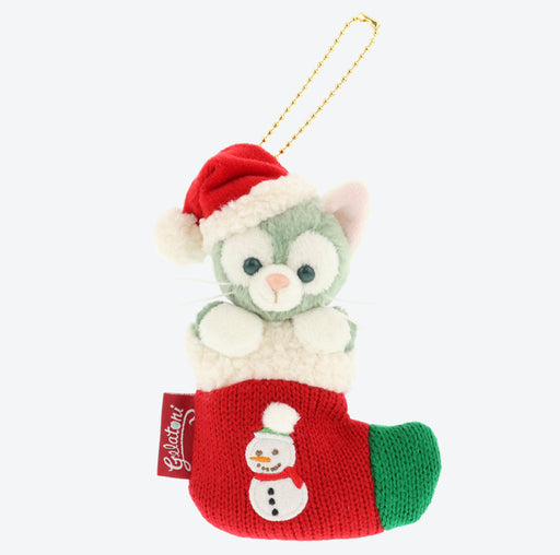 TDR - Duffy & Friends Warm Winter Storytime Collection x Gelatoni Plush Keychain