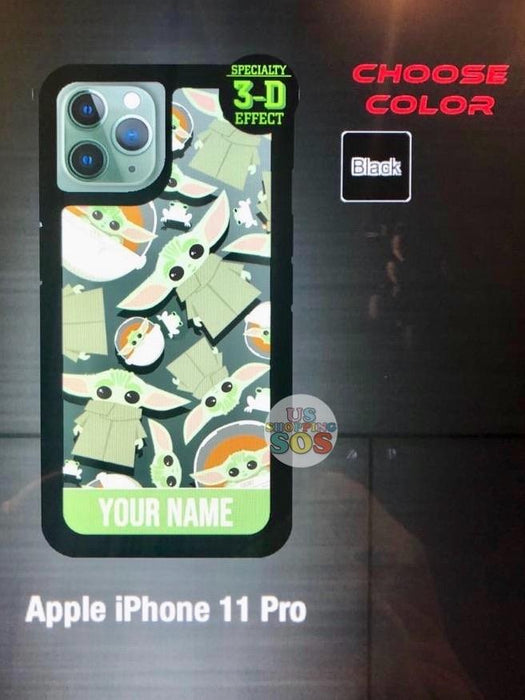DLR - Custom Made Phone Case - Star Wars Baby Yoda (3-D Effect)