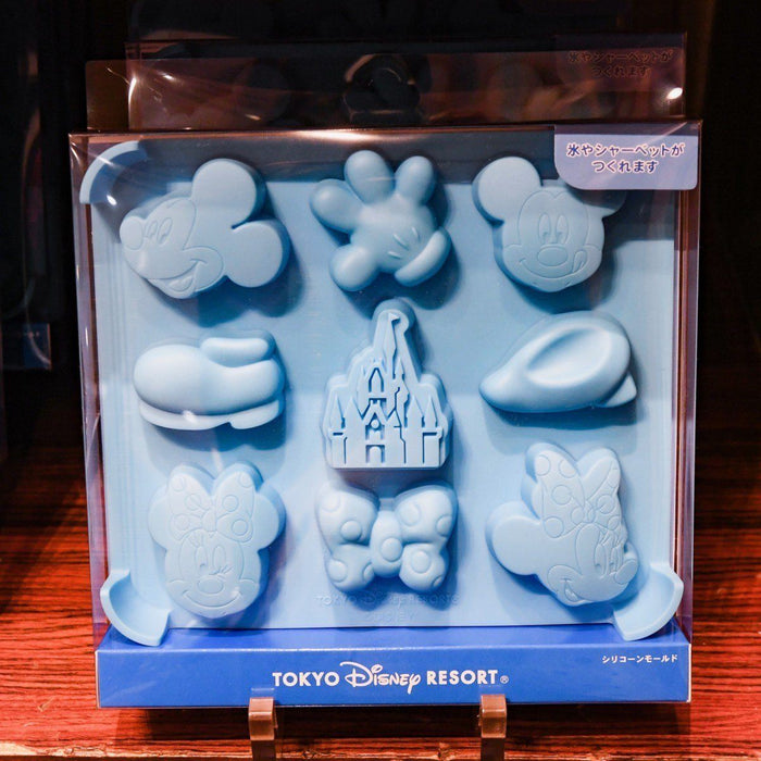 TDR - Mickey & Minnie Mouse Castle Ice Mold (Color: Blue)