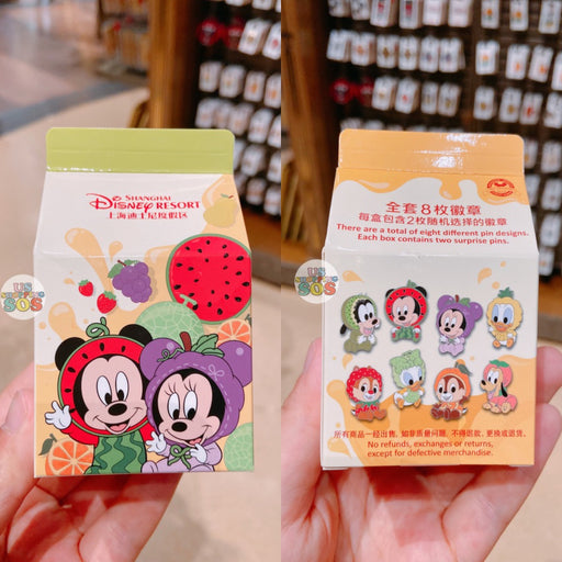 SHDL - Mickey Mouse & Friends Fruits Costume Secret Pin Box Set
