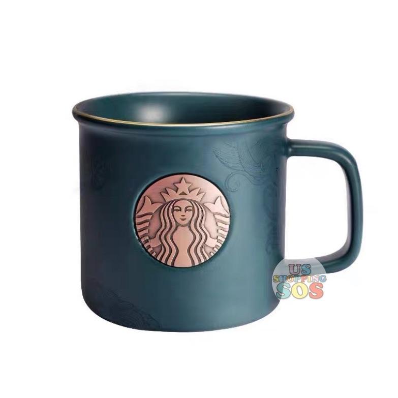 Starbucks 2023 Teal Blue Iridescent Siren Mermaid