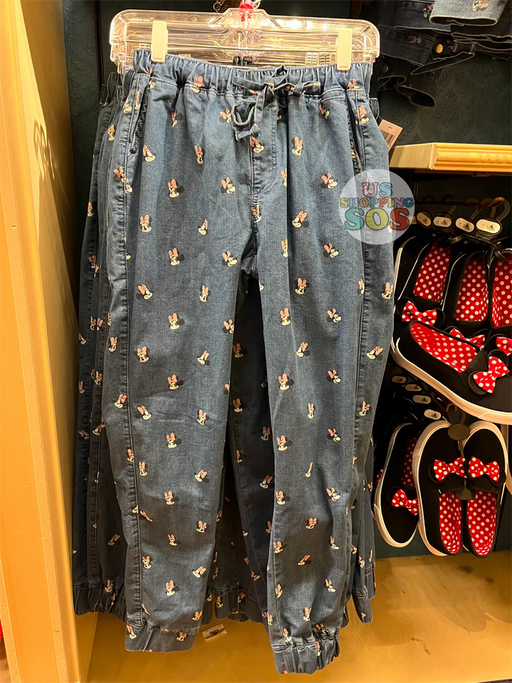 DLR - Minnie Mouse All-Over-Print Denim Joggers