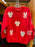 DLR - All-Over-Icon Pullover (Adult) - Minnie Mouse (Red)