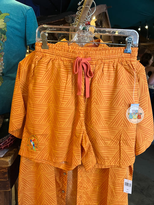 DLR/WDW - Enchanted Tiki Room - Orange Lounge Shorts (Adult)