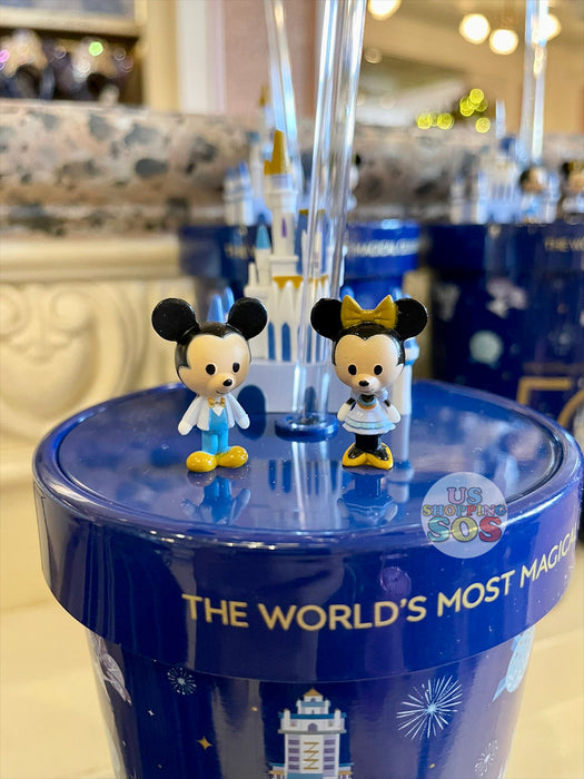 WDW - Walt Disney World 50 - Mickey & Minnie & Castle Stainless Steel Tumbler