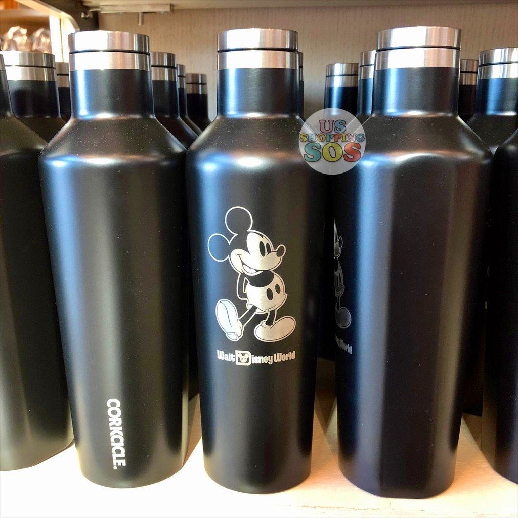 Mickey Mouse Stainless Steel Canteen by Corkcicle – Black – Walt Disney  World