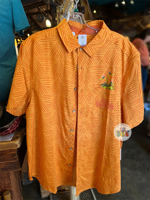 DLR/WDW - Enchanted Tiki Room - Orange Button-Up Shirt (Adult)