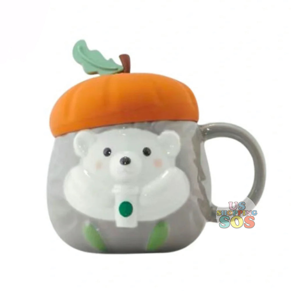 Starbucks China - Autumn Forest - 19. Hedgehog Acorn Mug with Lid 335ml