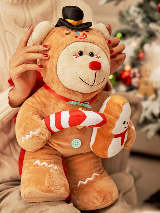 Starbucks China - Christmas 2021 - 22. Gingerbread Man Bearista Plush Toy (Size L)