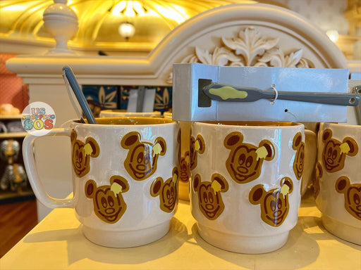 DLR- Mickey Waffle Mug with Spoon