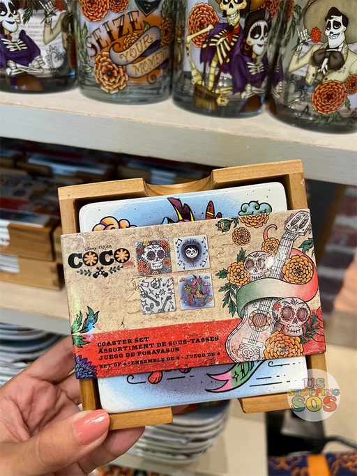 DLR - Disney Home - CoCo Coaster Set of 4