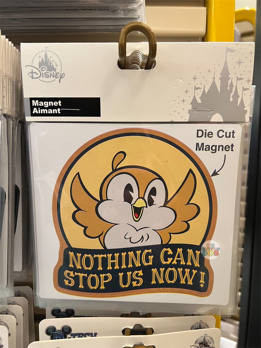 DLR - Mickey & Minnie's Runaway Railway - Chuuby “Nothing Can Stop Us Now” Die-Cut Magnet