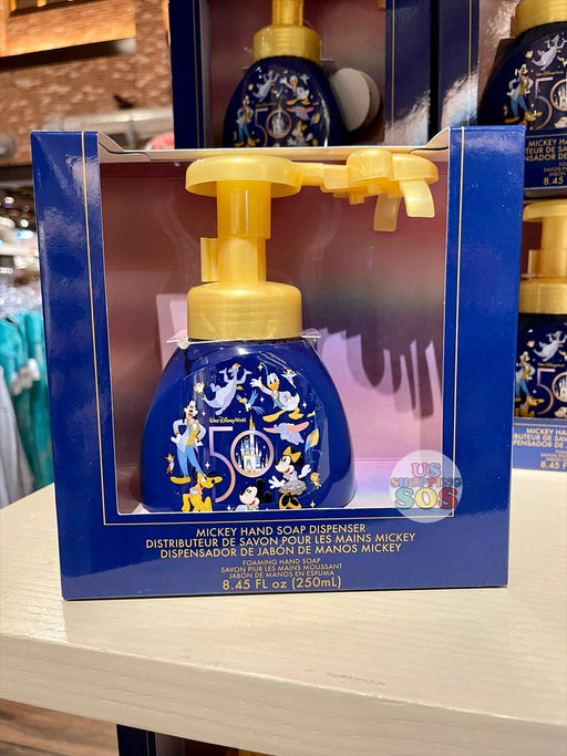 WDW - Magic Kingdom 50th Anniversary Celebration - Mickey Icon Foamed Hand Soap Dispenser