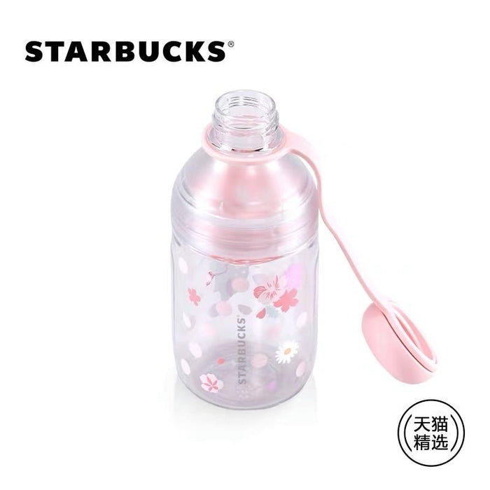 Starbucks China - Sakura 2021 - Thermos Hidden Bunny Cherry Blossom Juice Marker Bottle 430ml