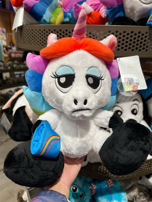 DLR - Big Feet Plush Toy - Rainbow Unicorn (Size M)