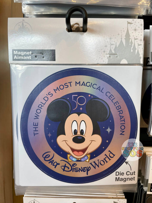 WDW - Walt Disney World 50 - Mickey Die-Cut Magnet
