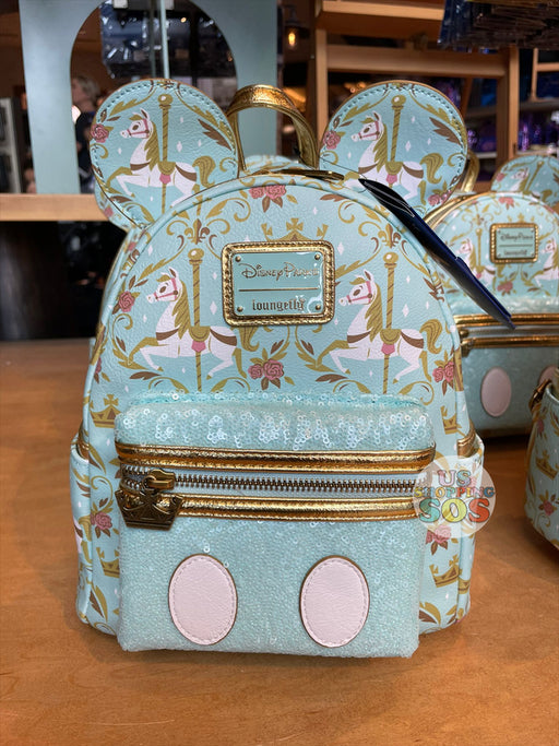 DLR/WDW - Walt Disney World 50 - Mickey Mouse The Main Attraction - Series 7 of 12 (Prince Charming Royal Carrousel) - Loungefly Backpack