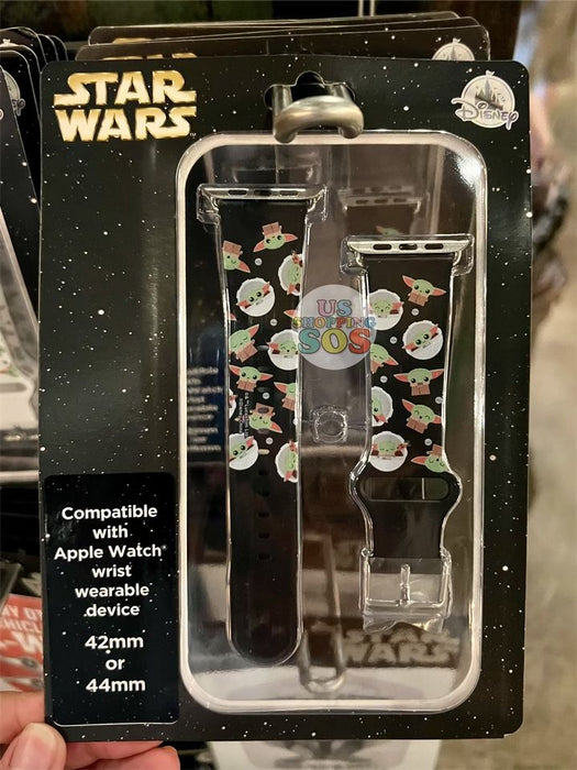 DLR - D-Tech Apple Watch Band - Star Wars Baby Yoda All-Over-Print (Black)