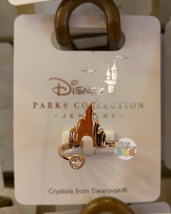DLR - Disney Parks Jewelry - Crystal Castle Ring (Gold)