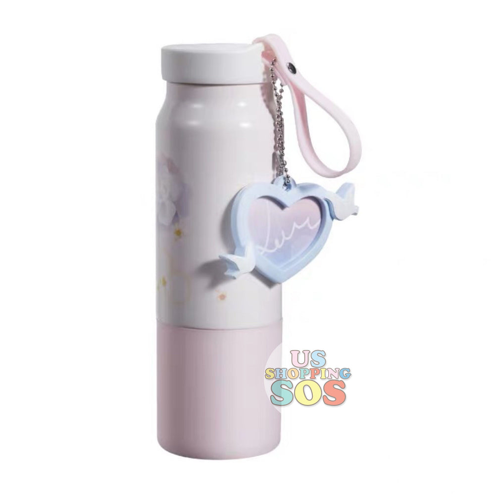 Starbucks China - Valentine 2020 - Love & Peace Heart Frame Charm Stainless Steel Bottle (355ml)