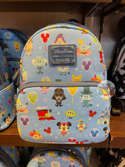 DLR/WDW - Loungefly Chiba Characters Very Peri Backpack