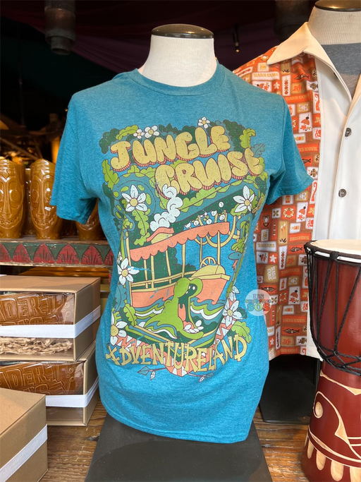 DLR - Jungle Cruise Adventureland Teal Graphic T-shirt (Adult)
