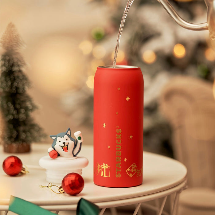 Starbucks China - Christmas 2021 - 3. Husky Lid Stainless Steel Bottle 380ml