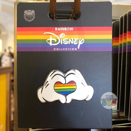 DLR/WDW - Rainbow Collection - Pin Hand Heart