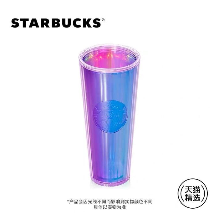Starbucks Cold Cup Iridescent Purple While You Are Sleeping