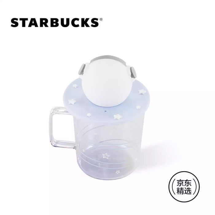 Starbucks China - Astronaut 2021 - 35. Bearista Lid & Glass Mug 355ml