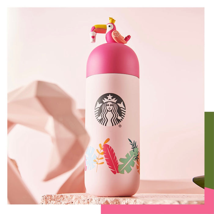 Starbucks China - Fruity Amazon - 22. Toucan Stainless Steel Capsule-Shape Bottle 360ml