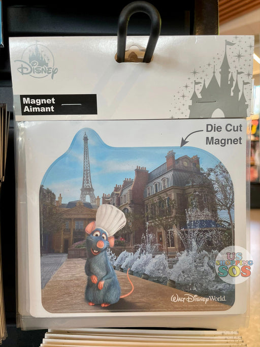WDW - Die-Cut Magnet - Remy & French Pavilion