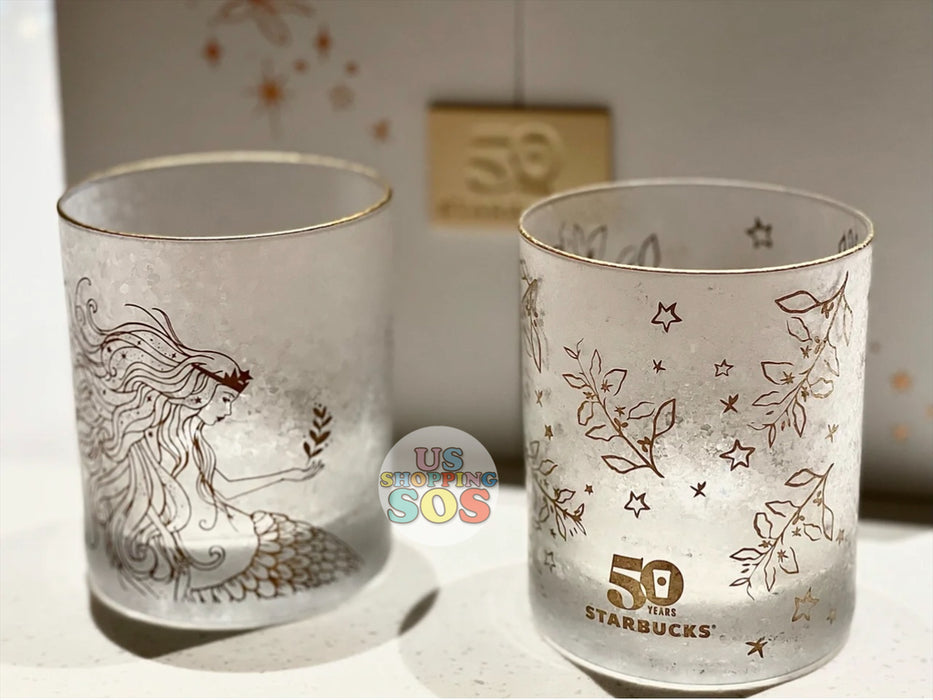 Starbucks China - 50th Anniversary - 1. Glass Cup Set of 2