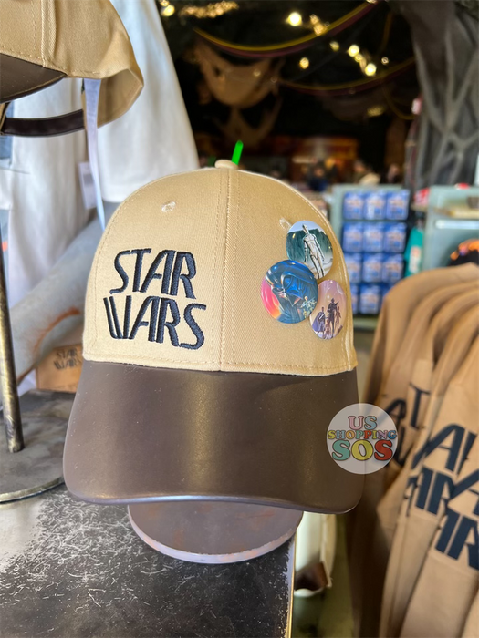 DLR - Star Wars Buttons Badge Khaki Baseball Cap (Adult)