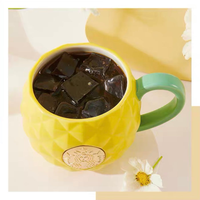 Starbucks China - Fruity Amazon - 16. Pineapple Ceramic Mug 370ml