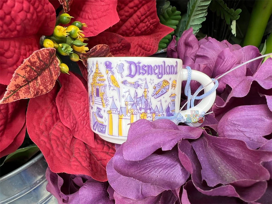 DLR - Starbucks Been There Series Pin Drop Ornament - Disneyland (Purple)