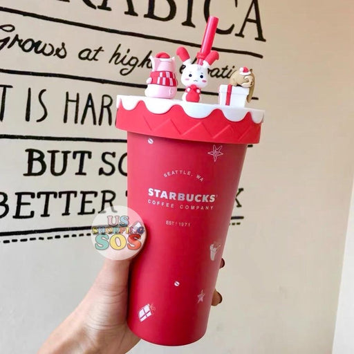 Starbucks China - Christmas Wave - 550ml Christmas Party Stainless Steel Cold Cup Tumbler