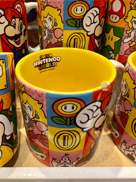 Universal Studios - Super Nintendo World - Character Collage Ceramic Mug