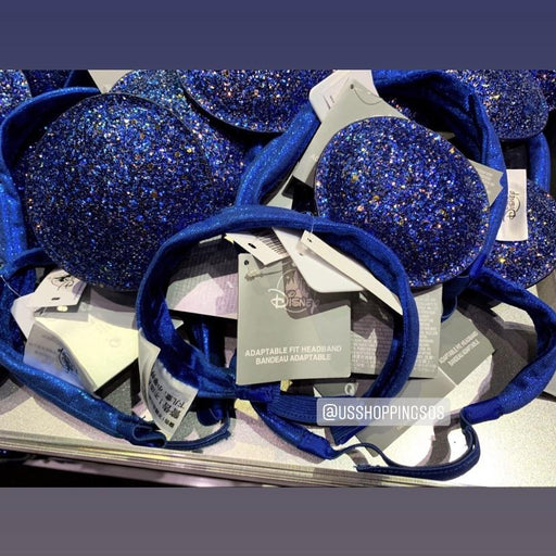DLR - Wish Come True Blue 💙 - Minnie Glitter Adaptable Fit Ear Headband (Youth)