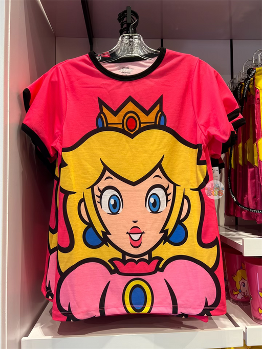 Universal Studios - Super Nintendo World - Princess Peach Big Face Tee (Adult)