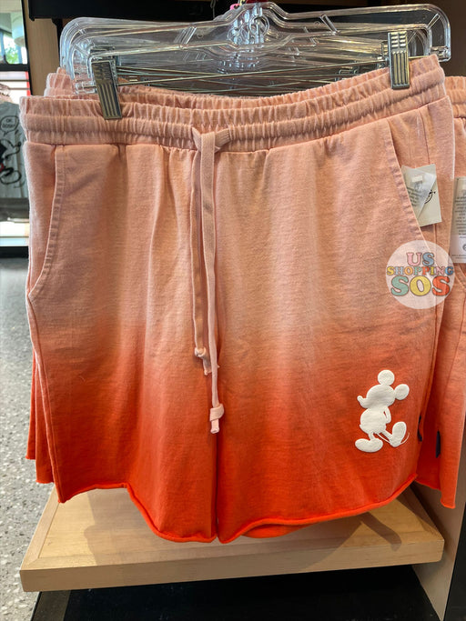 WDW - Spirit Jersey Mickey Ombré Orange Shorts (Adult)