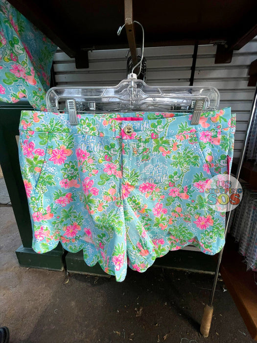 WDW - Disney x Lilly Pulitzer - Mickey & Minnie Mouse Buttercup Shorts