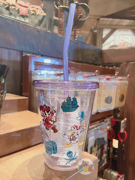 SHDL - Cold Drink Tumbler x Pirates of the Caribbean Mickey Mouse & Donald Duck