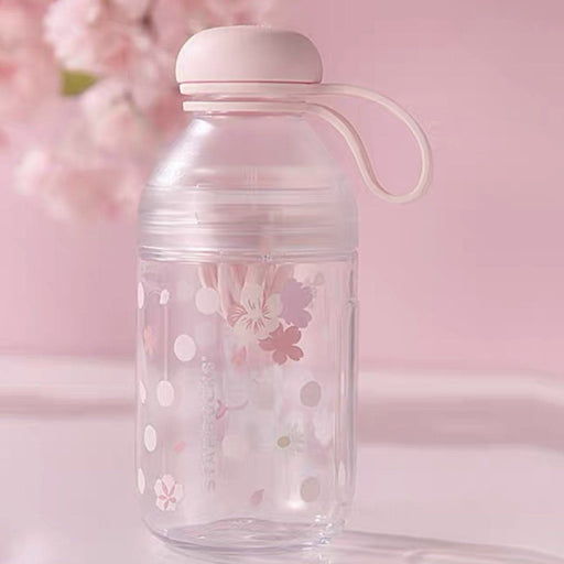 Starbucks China - Sakura 2021 - Thermos Hidden Bunny Cherry Blossom Juice Marker Bottle 430ml
