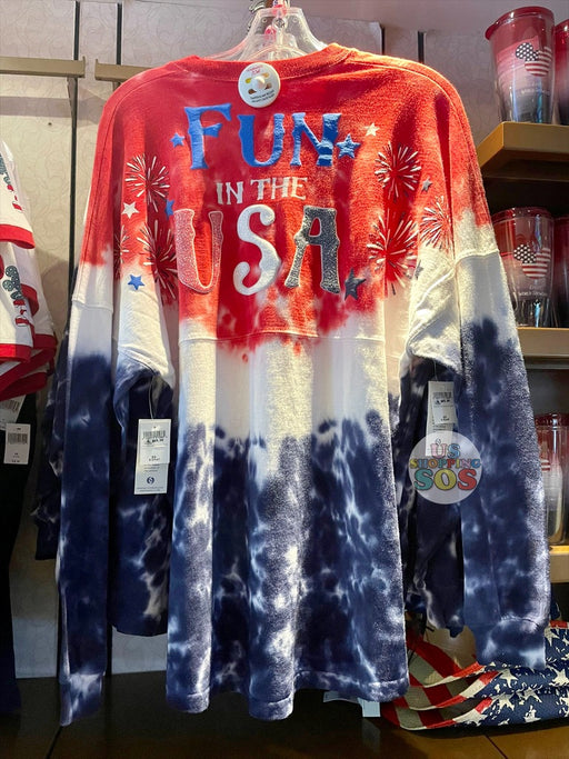 WDW - Epcot World Showcase USA - Spirit Jersey Mickey Fun in USA Tie Dye (Adult)