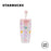 Starbucks China - Sakura 2021 - Kitty Paw Straw Topper Cherry Blossom Double Wall Glass Cold Cup 355ml
