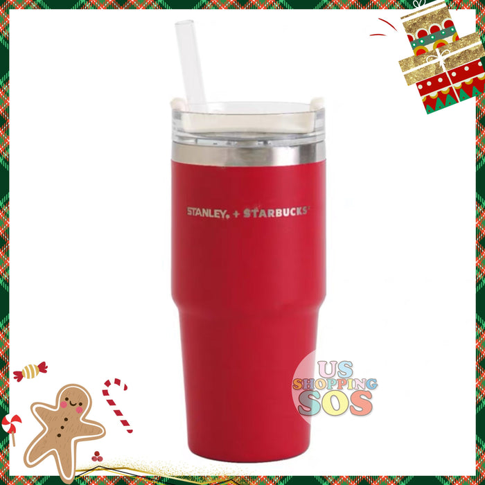 Starbucks China - Christmas Time 2020 - Bright Red Studded Cold
