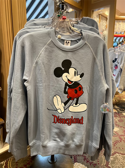 DLR - Classic Mickey “Disneyland” Pullover Pale Blue (Adult)